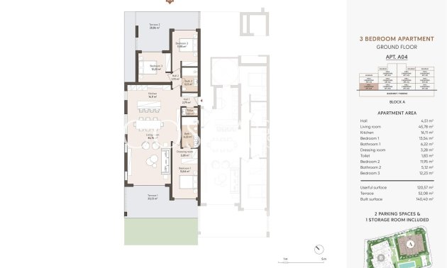 Nieuwbouw Woningen - Ground floor apartment -
Estepona - Resinera Voladilla