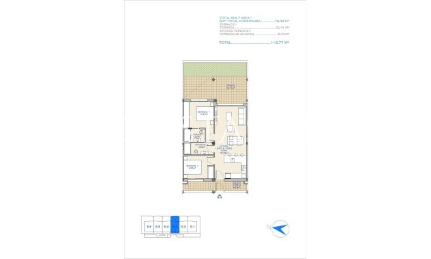 Nieuwbouw Woningen - Ground floor apartment -
Los Alcazares - Serena Golf