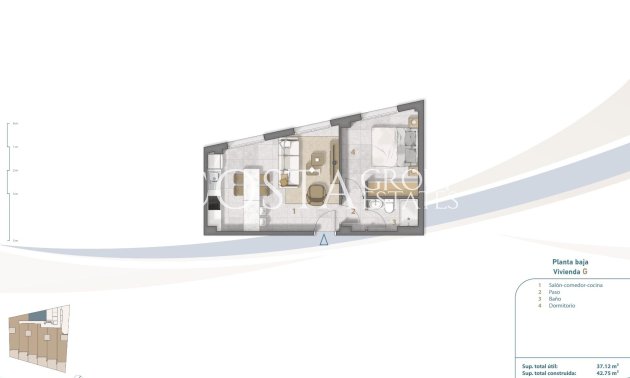 Nieuwbouw Woningen - Ground floor apartment -
San Pedro del Pinatar - Playa Villananitos