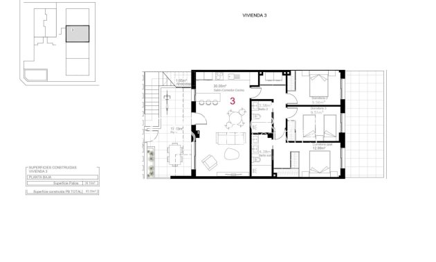 Nieuwbouw Woningen - Ground Floor Bungalow -
Pilar de la Horadada - pueblo