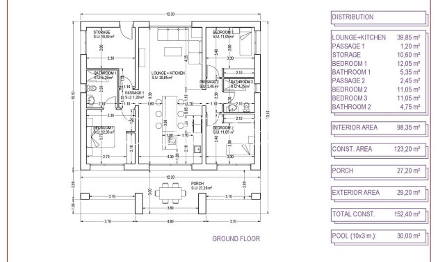 Nouvelle construction - Villa -
Pinoso - Lel