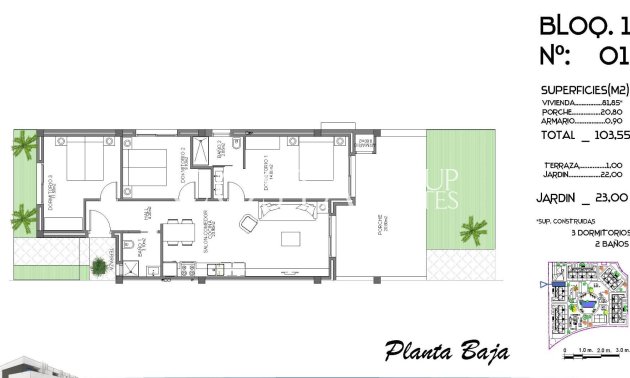 Nowy budynek - Ground floor apartment -
Guardamar del Segura - El Raso