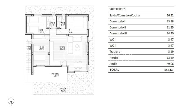 Nieuwbouw Woningen - Ground Floor Bungalow -
San Miguel de Salinas - San Miguel De Salinas