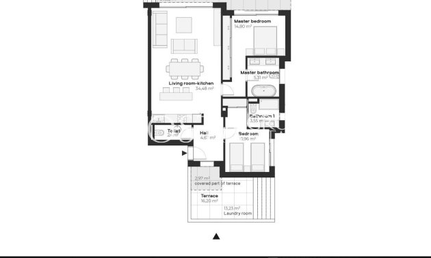 Neue Gebäude - Ground floor apartment -
Estepona - Buenas Noches