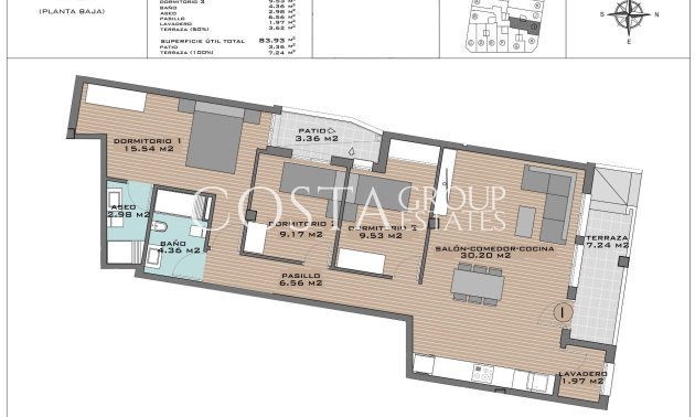 Neue Gebäude - Ground floor apartment -
Algorfa - Pueblo