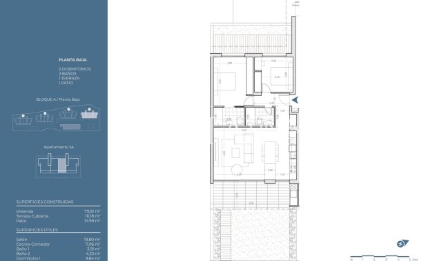 New Build - Ground floor apartment -
La Nucía - Puerto Azul