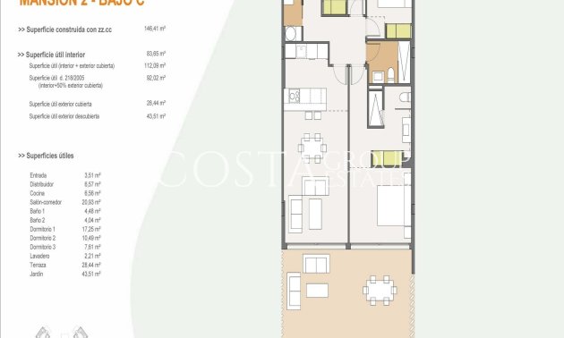 Nieuwbouw Woningen - Ground floor apartment -
San Roque - La Hacienda Golf