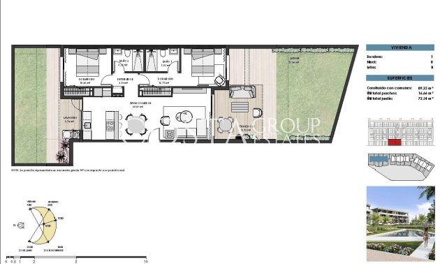 Nieuwbouw Woningen - Ground floor apartment -
Torre Pacheco - Santa Rosalia Lake And Life Resort