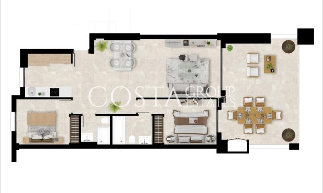 Nieuwbouw Woningen - Ground floor apartment -
Casares - Casares Playa