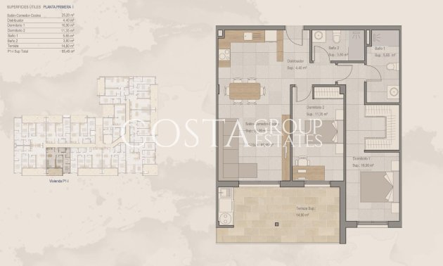 Nouvelle construction - Appartement -
Torre Pacheco - Centro
