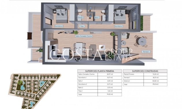 Nieuwbouw Woningen - Top Floor Bungalow -
Torrevieja - Los Balcones