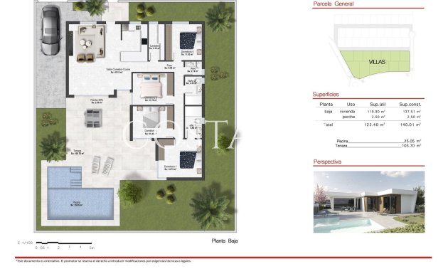 Nouvelle construction - Villa -
Banos y Mendigo - Altaona Golf