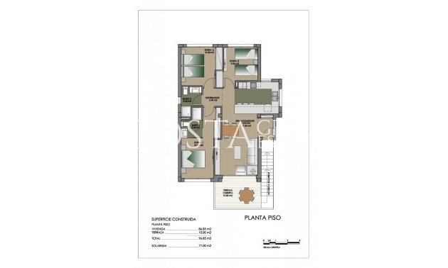 Nieuwbouw Woningen - Top Floor Bungalow -
San Miguel de Salinas - VistaBella Golf