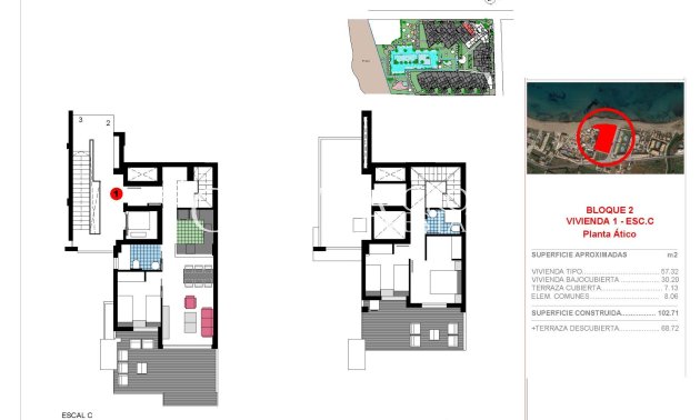 Nieuwbouw Woningen - Duplex Penthouse -
Denia - L´Estanyó (Marinas)