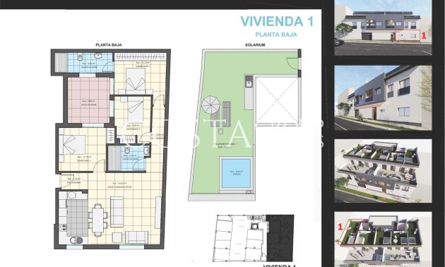 Nowy budynek - Ground floor apartment -
Pilar de la Horadada - pueblo