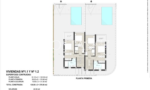 Nowy budynek - Semidetached -
Pilar de la Horadada - Las Higuericas