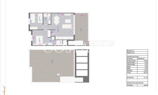 Neue Gebäude - Top Floor Bungalow -
Pilar de la Horadada - pueblo