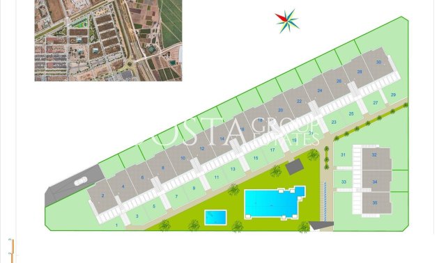 Nowy budynek - Semidetached -
Pilar de la Horadada - pueblo