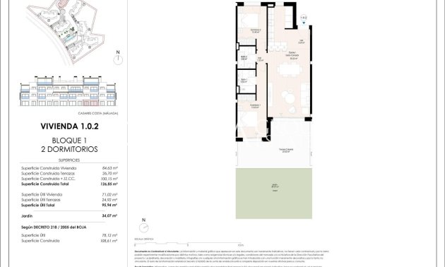 Nowy budynek - Ground floor apartment -
Casares - Doña Julia Golf