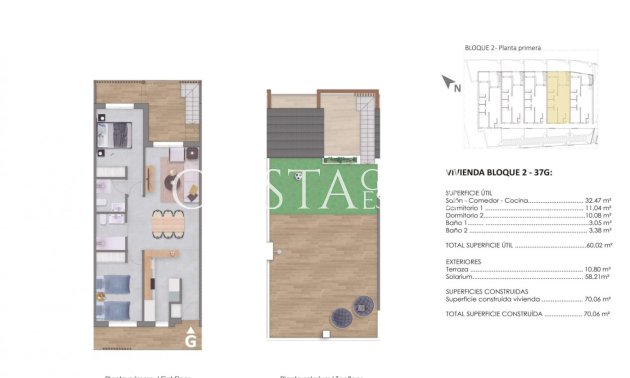 Nouvelle construction - Top Floor Bungalow -
Pilar de la Horadada - pueblo