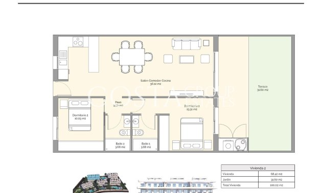 Nouvelle construction - Ground floor apartment -
Finestrat - Puig Campana Golf