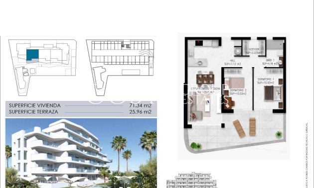 Nowy budynek - Apartament -
Pilar de la Horadada - Mil Palmeras