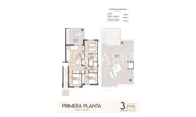 Nieuwbouw Woningen - Top Floor Bungalow -
San Miguel de Salinas - La Cañada