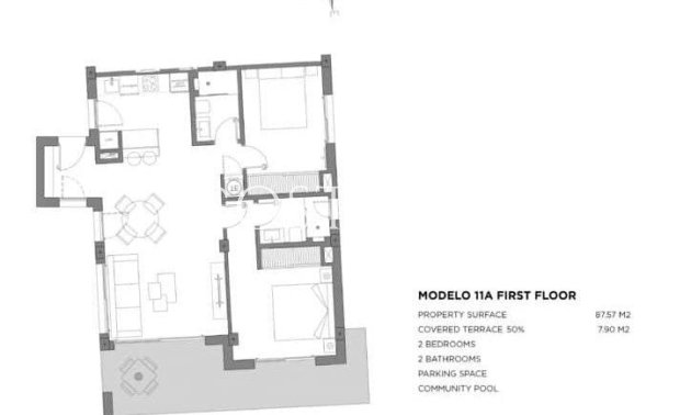 New Build - Apartments -
Los Alcazares - Parque Diana