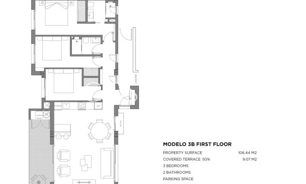 New Build - Apartments -
Los Alcazares - Parque Diana