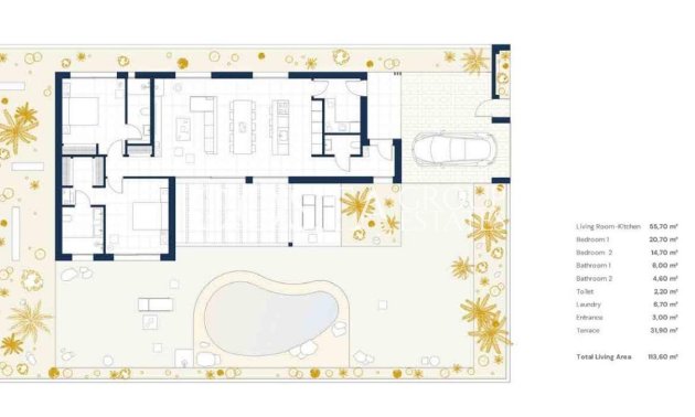 Nouvelle construction - Villa -
Banos y Mendigo - Altaona Golf