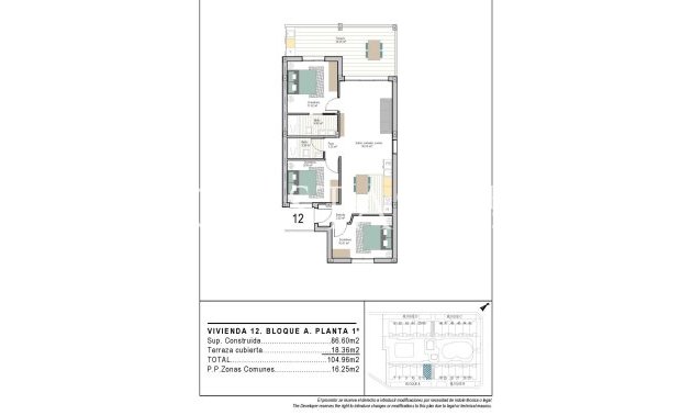 New Build - Apartments -
Torre Pacheco - San Cayetano