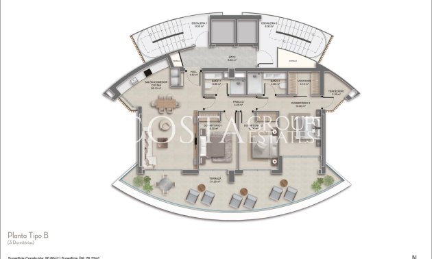 New Build - Apartments -
Calpe - Playa Cantal Roig