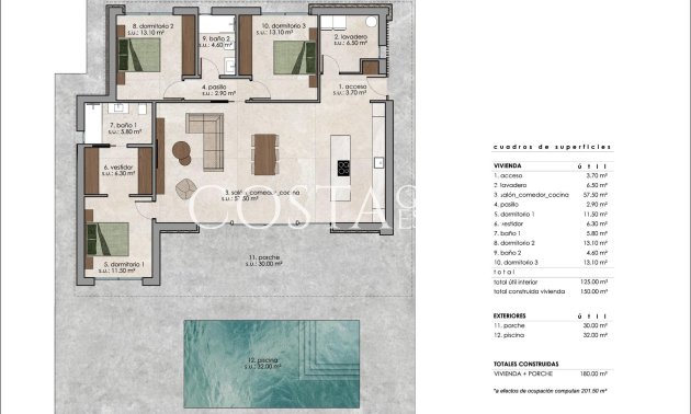 Nowy budynek - Willa -
Pinoso - Lel