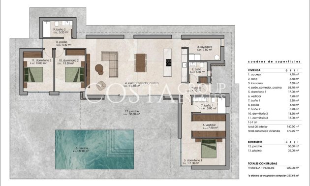 Nowy budynek - Willa -
Pinoso - Lel