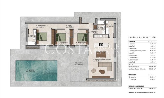 Nowy budynek - Willa -
Pinoso - Lel