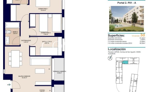 Nowy budynek - Apartments -
Alicante - San Agustín